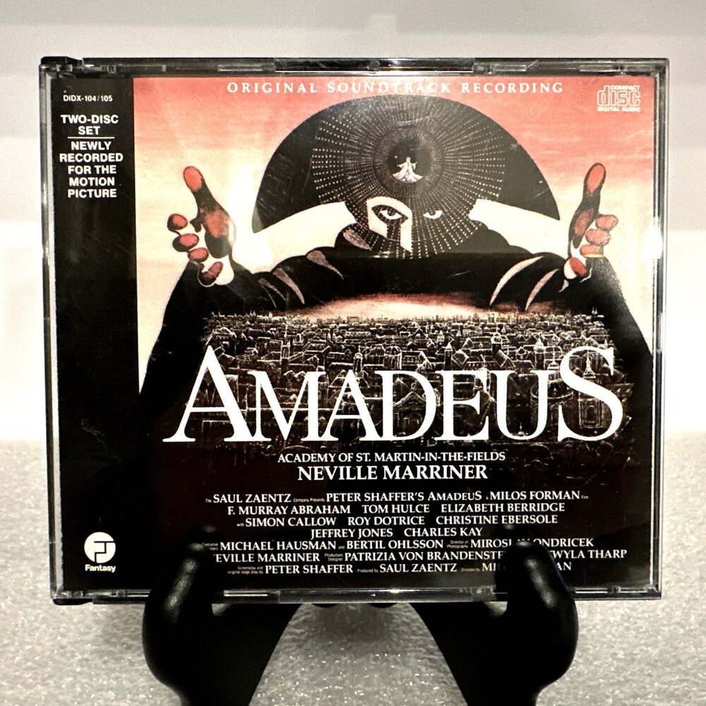 Amadeus CD Original Soundtrack Recording 2 Discs Set Neville Marriner 1984 EX/NM